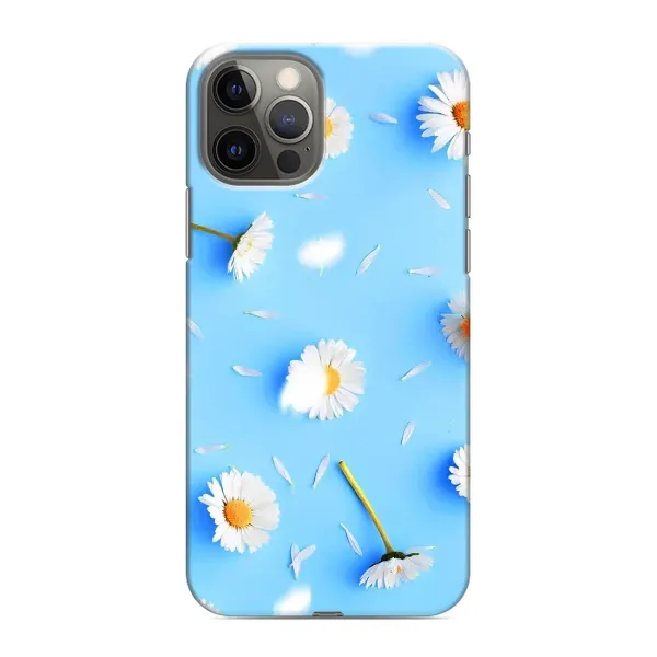 Чехол с рисунком «ромашки на голубом» для iPhone 12 Pro