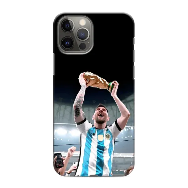 Чехол с рисунком «Счастливый Месси» для iPhone 12 Pro