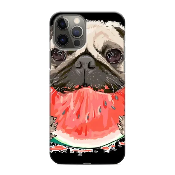 Чехол с рисунком «Смешной Мопс» для iPhone 12 Pro Чехол с рисунком «Смешной Мопс» для iPhone 12 Pro