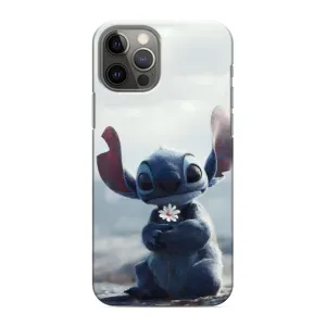 Чехол с рисунком Стич для iPhone 12 Pro (Стич с цветочком)
