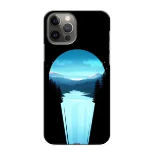 Літній Чохол на iPhone 12 Pro (Синій Водоспад)