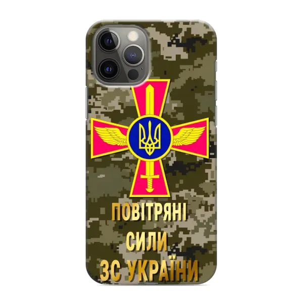 Чехол с рисунком «ВС ЗСУ» для iPhone 12 Pro Чехол с рисунком «ВС ЗСУ» для iPhone 12 Pro
