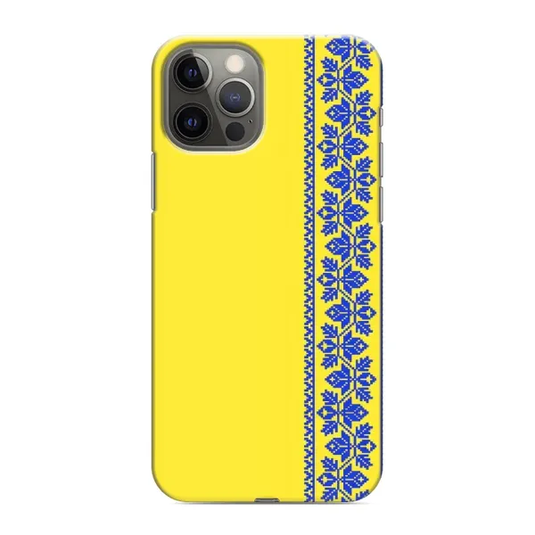 Чехол с рисунком «Вышиванка на желтом» для iPhone 12 Pro Чехол с рисунком «Вышиванка на желтом» для iPhone 12 Pro