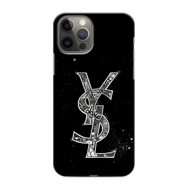 Чехол с рисунком «YSL» для iPhone 12 Pro