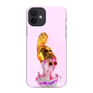 Чехол с Прикольным принтом на iPhone 12 (АРТ Статуя)