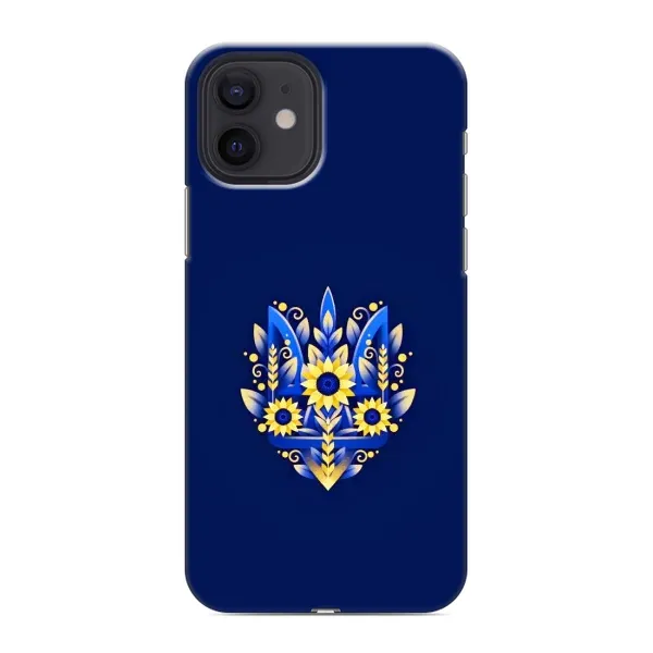 Чехол с рисунком «Цветущий Герб» для iPhone 12