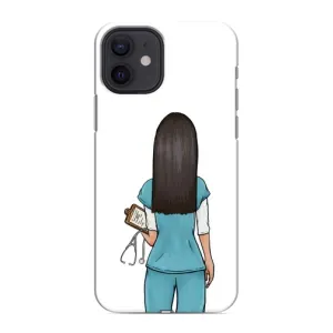 Силиконовый бампер (Работники) на iPhone 12 (Доктор)