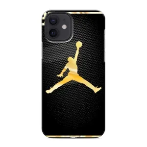 Силиконовый Чехол Nike Air Jordan на Айфон 12 (Джордан 23)