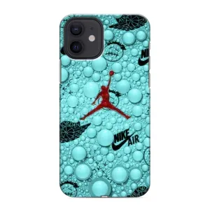 Силиконовый Чехол Nike Air Jordan на Айфон 12 (Джордан Найк)
