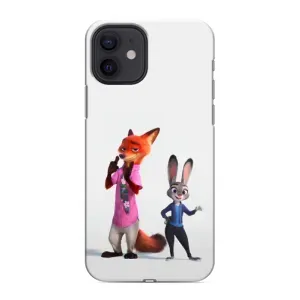 Силіконовий чохол з принтом Зоотрополіс для iPhone 12 (Джуді і Нік)