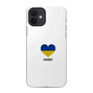 Чехлы силиконовые (Город Харьков) на Айфон 12 (Kharkiv)