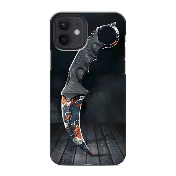 Чехол с рисунком «Кинжал КС ГО» для iPhone 12 Чехол с рисунком «Кинжал КС ГО» для iPhone 12
