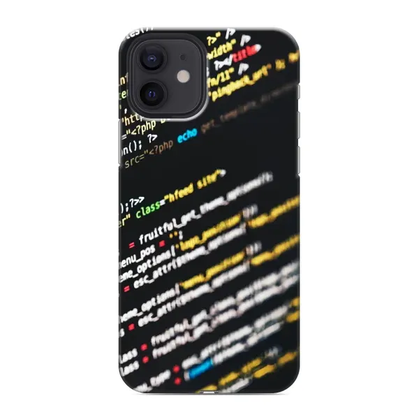 Чохол з малюнком «Код» для iPhone 12
