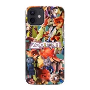 Силіконовий чохол з принтом Зоотрополіс для iPhone 12 (Колаж героїв)