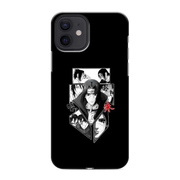 Чехол с рисунком «Коллаж Итачи» для iPhone 12 Чехол с рисунком «Коллаж Итачи» для iPhone 12