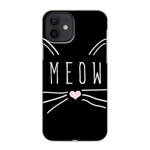 Бампер с изображением Котиков для Айфон 12 (КОТИК MEOW)