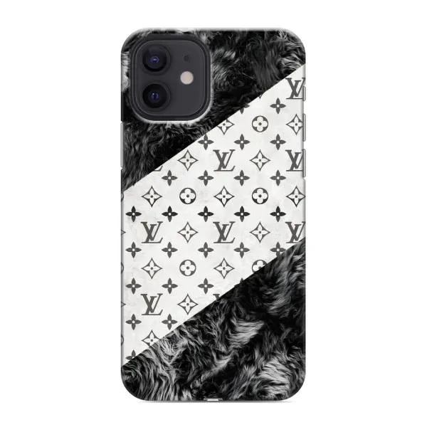 Чехол с рисунком «LV на белом» для iPhone 12 Чехол с рисунком «LV на белом» для iPhone 12