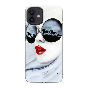 Чехол с картинкой Модные Девчонки iPhone 12 (Любительница коней)