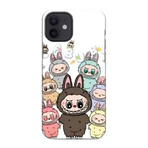 Чохол з принтом Лабубу для iPhone 12 (Маленькі Лабубу)