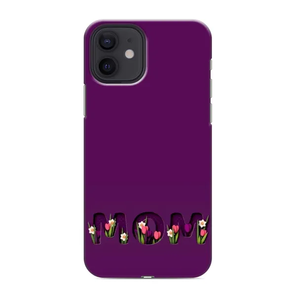 Чехол с рисунком «Мама с цветами» для iPhone 12 Чехол с рисунком «Мама с цветами» для iPhone 12