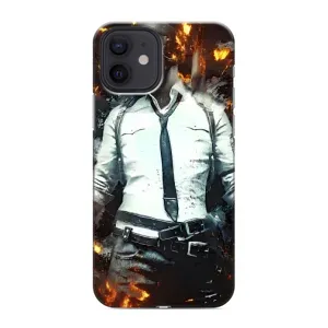 Силиконовый чехол с картинкой "Герой Pubg" на iPhone 12 (Man Пубг)