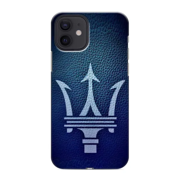 Чехол с рисунком «Лого Maserati» для iPhone 12 Чехол с рисунком «Лого Maserati» для iPhone 12