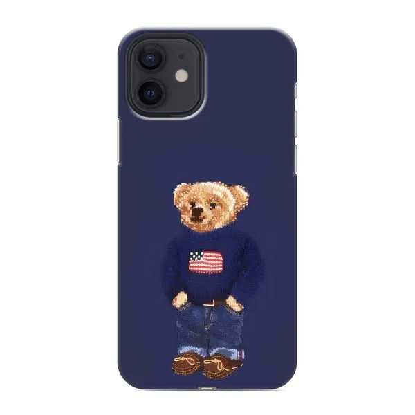 Чехол с рисунком «Мишка USA» для iPhone 12