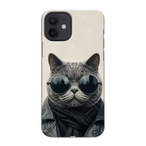 Чехол на тематику: Коты для iPhone 12 (Модный кот)