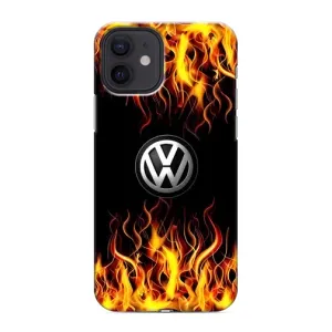 Чохол "Фольксваген" для iPhone 12 (Вогняний Лого)