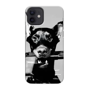 Чехол ДОБЕРМАН для iPhone 12 (Опасный доберман)