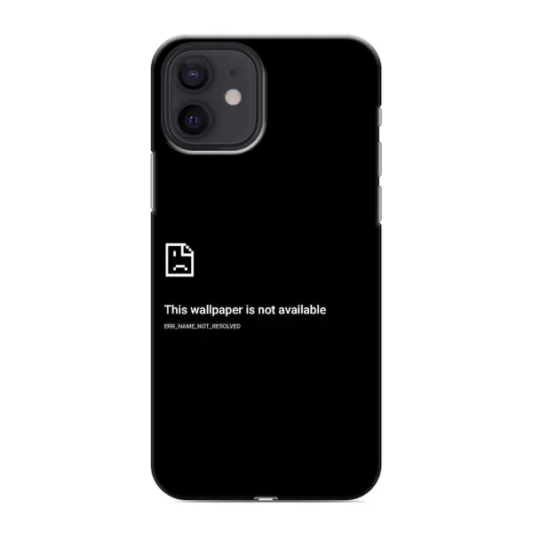 Чохол з малюнком «Помилка» для iPhone 12