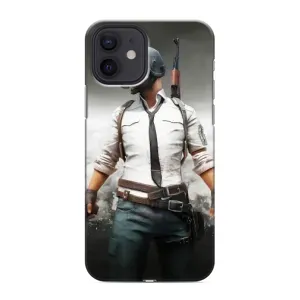 Силиконовый чехол с картинкой "Герой Pubg" на iPhone 12 (Пабг)