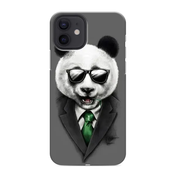 Чехол с рисунком «Панда в очках» для iPhone 12