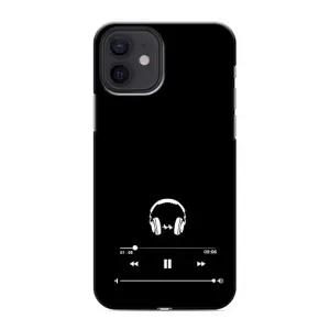 Чохол з картинками на чорному фоні для iPhone 12 (Плеєр)