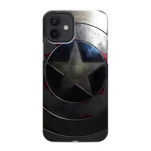 Чохол с Щітом Капітана Америки на iPhone 12 (Ретро Щит Капітана)