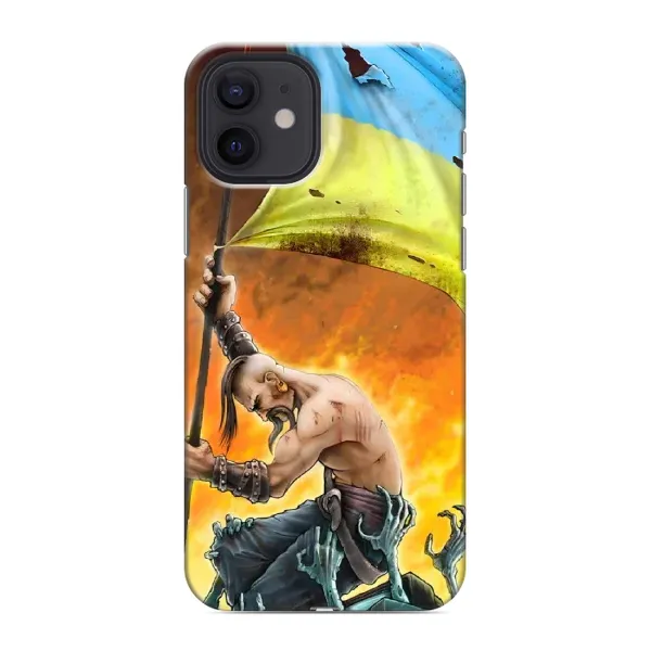 Чехол с рисунком «Сильный Козак» для iPhone 12 Чехол с рисунком «Сильный Козак» для iPhone 12