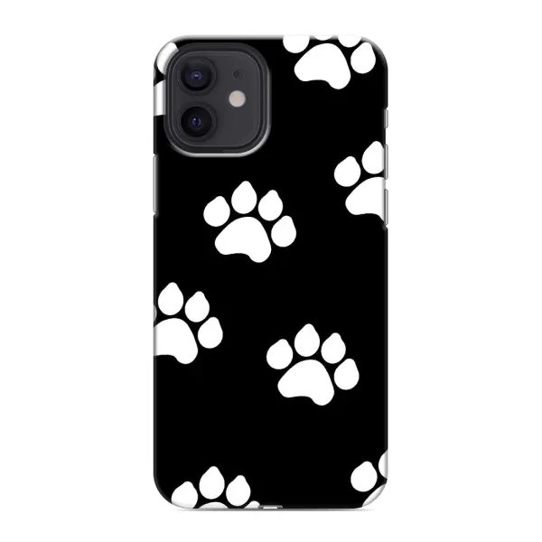 Чехол с рисунком «Следы собак» для iPhone 12