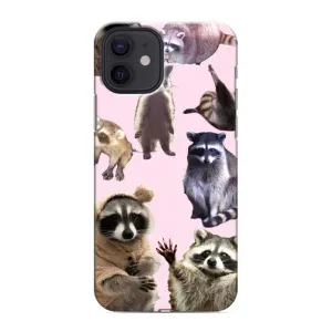 Силиконовый Чехол с Енотами на iPhone 12 (Смешные Еноты)