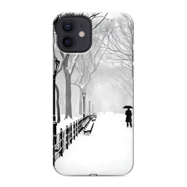 Чехол с рисунком «Снегом замело» для iPhone 12