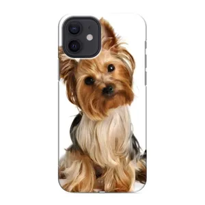 Чехол (ТПУ) Милые собачки для iPhone 12 (Собака Терьер)
