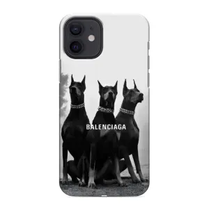 Чехол ДОБЕРМАН для iPhone 12 (Три добермана)