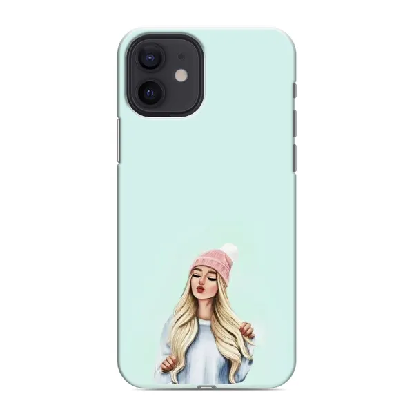 Чехол с рисунком «В шапке» для iPhone 12 Чехол с рисунком «В шапке» для iPhone 12