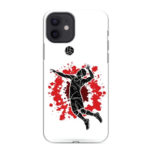 Чехол с рисунком «Волейболист» для iPhone 12 Чехол с рисунком «Волейболист» для iPhone 12