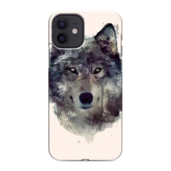 Чехол с рисунком «Волк» для iPhone 12
