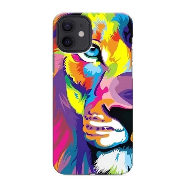Чехол с рисунком «Яркий Лев» для iPhone 12