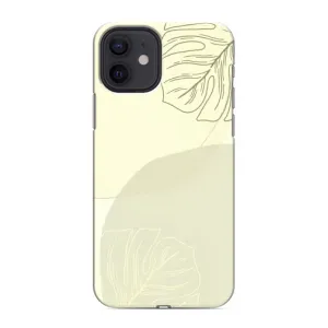 Чохол квітковий дизайн для iPhone 12 (Зелений фон)