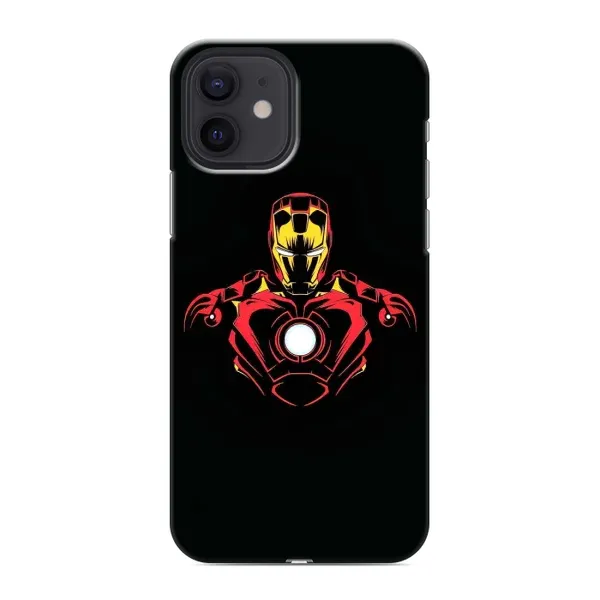 Чехол с рисунком «Железный человек» для iPhone 12 Чехол с рисунком «Железный человек» для iPhone 12