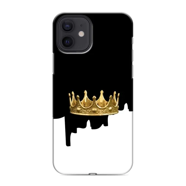 Чехол с рисунком «Золотая корона» для iPhone 12 Чехол с рисунком «Золотая корона» для iPhone 12
