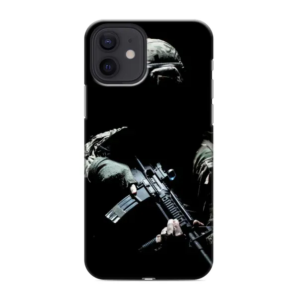 Чехол с рисунком «ЗСУ снайпер» для iPhone 12 Чехол с рисунком «ЗСУ снайпер» для iPhone 12