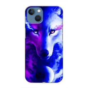 Чехол с Волком на iPhone 13 Mini (Арт-Волк)